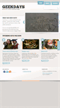 Mobile Screenshot of geekdays.com